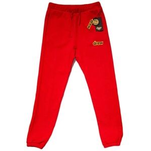 Drew House (Justin Bieber) Unisex Red Secret Sweatpants/Joggers | NEW/NWT!RARE!🔥